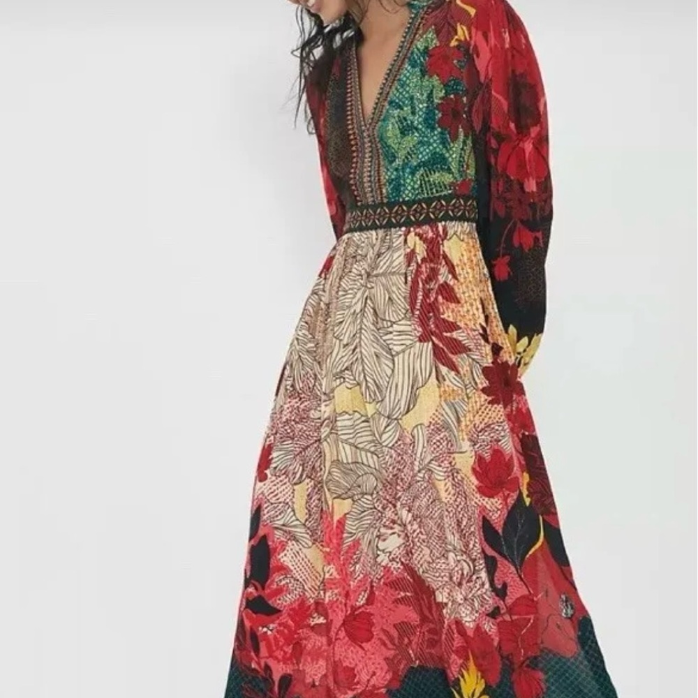 Anthropologie Bhanuni by Joyti Ronika patterned maxi dress